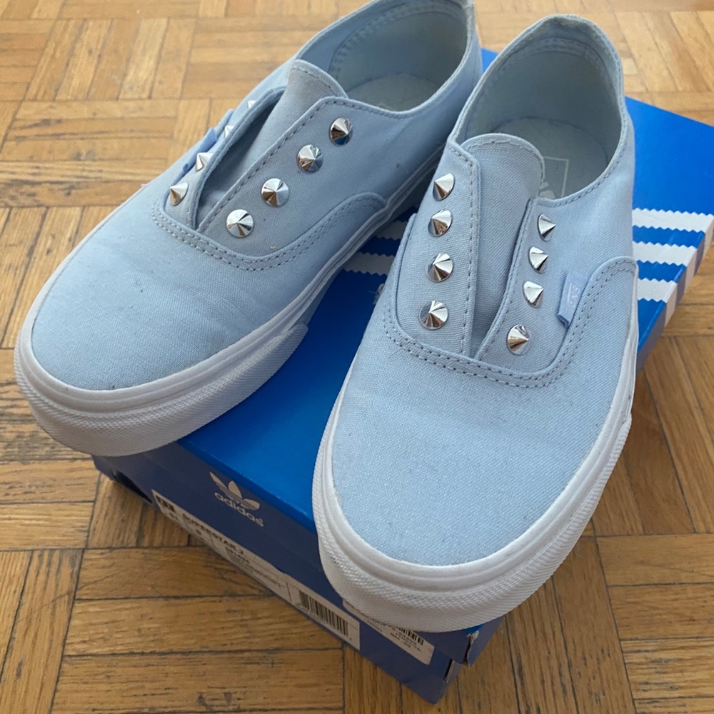 Vans Light Blue Slips On